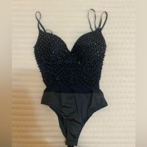 Beaded bodysuit